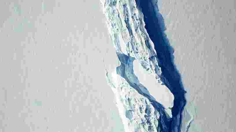 Un iceberg de 1000 milliards de tonnes et de la taille de la Creuse s'est détaché de l'Antarctique et c'est un record