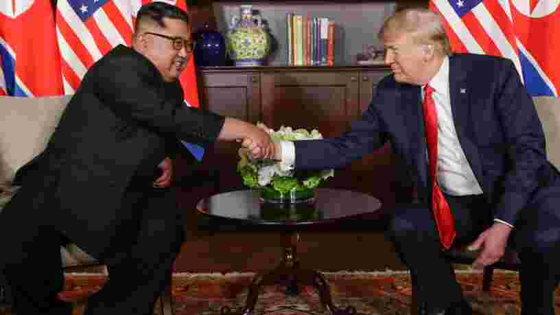Le président américain Donald Trump et le dirigeant nord-coréen Kim Jong-un se sont rencontrés pour la première fois lors d'un sommet historique à Singapour