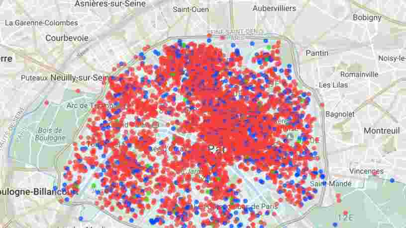 Plus de 20.000 logements parisiens ont été transformés en locations à la Airbnb