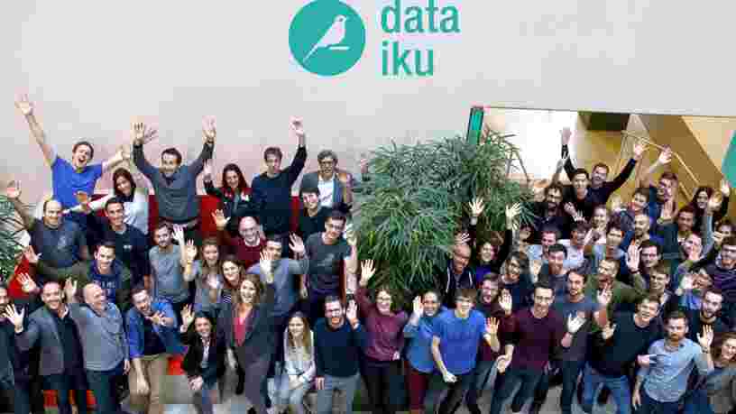 Dataiku réalise une 3e levée de fonds de plus de 100 M$ avec pour ambition de devenir le leader des logiciels d'IA, derrière les grands acteurs comme Microsoft et IBM