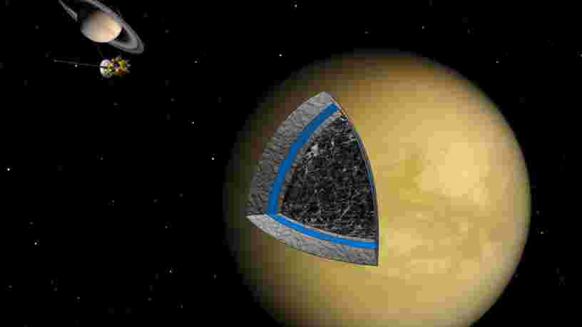 La sonde Cassini part à la rencontre de la plus grande lune de Saturne une dernière fois pour explorer le mystère des 'îles magiques'