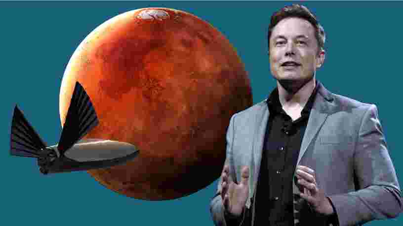 Elon Musk a présenté un nouveau plan amélioré pour coloniser Mars avec une fusée réutilisable