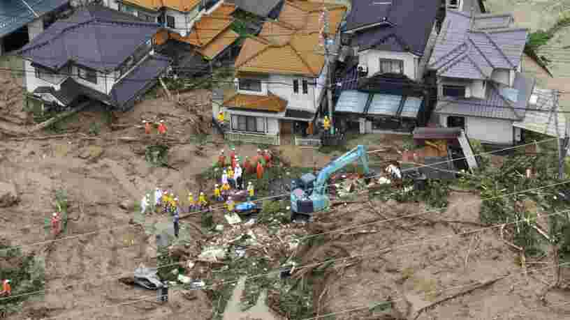 Des pluies torrentielles font au moins 49 morts et 48 disparus au Japon