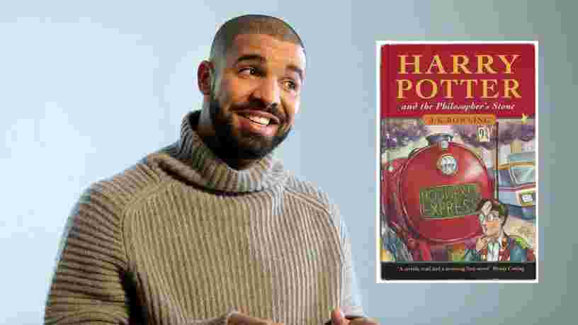 Drake dit qu'il est prêt à payer 160.000$ pour la première édition d'un livre 'Harry Potter' qu'il cherche depuis 4 ans