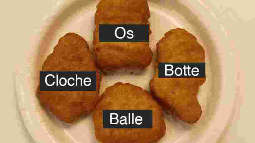 Les nuggets de poulet de McDonald's ont toujours ces quatre mêmes formes — et on sait pourquoi