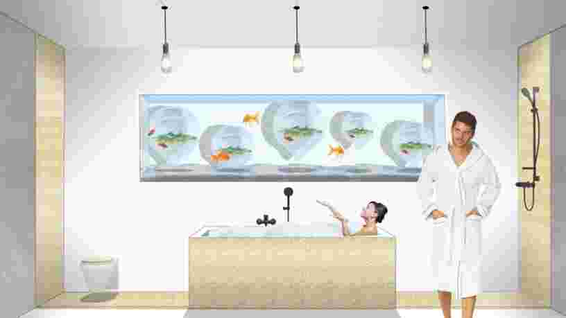 Des architectes français ont imaginé un nouveau concept d'hôtel avec des élevages de poissons et des fermes verticales — voici un aperçu