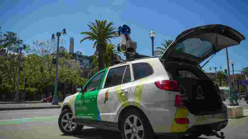 Google peut désormais repérer les routes les plus polluées grâce à ses voitures Street View