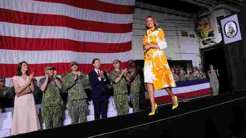 Melania Trump a porté pour plus de 12 000 € de robes durant son voyage de 48h au Japon