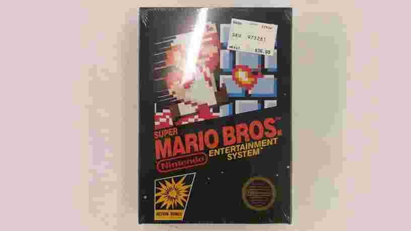 Un exemplaire rare du tout premier 'Super Mario' s'est vendu 30.000$ sur eBay