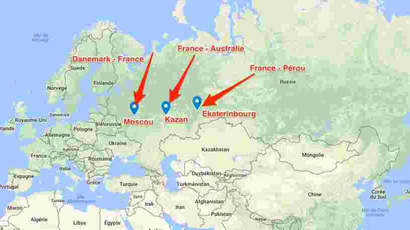 Voici à quelle heure se déroulent les matchs de l'équipe de France de foot à la Coupe du monde et comment les regarder en ligne
