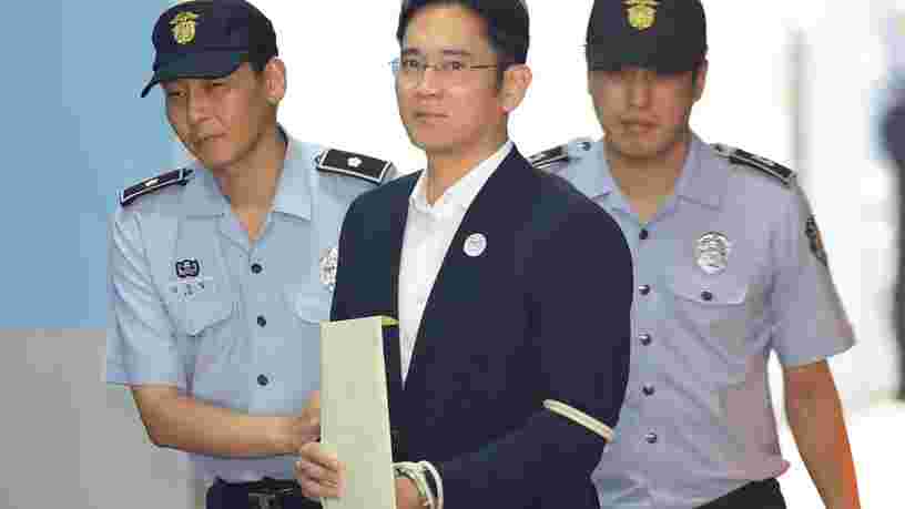 L'héritier de l'empire Samsung a été condamné à 5 ans de prison pour corruption