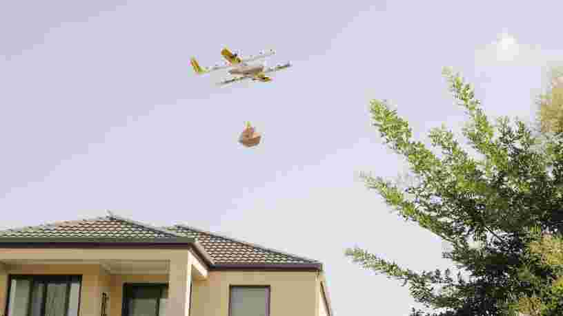 Google devance Amazon en lançant son premier service de livraison par drone aux particuliers