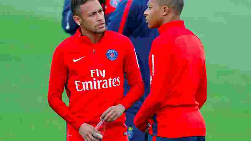 Neymar s'entraîne aux côtés de Kylian Mbappé pour la première fois — une démonstration de force du PSG estimée à 576M€