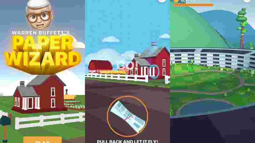 Apple a lancé un jeu sur iPhone dans lequel Warren Buffet distribue des journaux