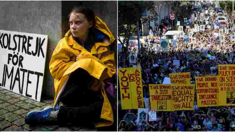 Voici comment Greta Thunberg, en un an seulement, est devenue le symbole de la lutte contre le réchauffement climatique