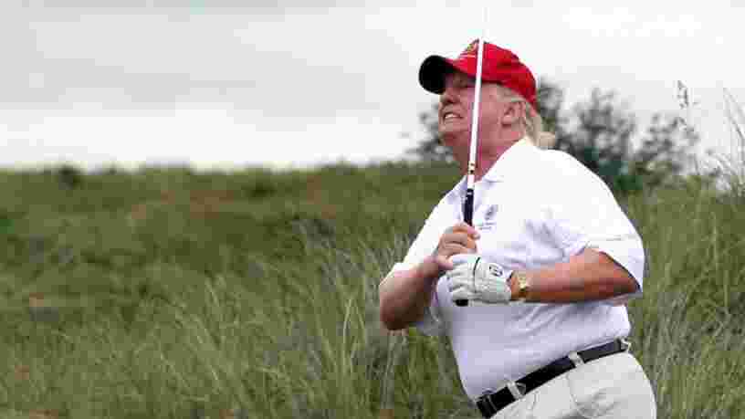 Donald Trump encore accusé de tricher au golf pour gagner un championnat