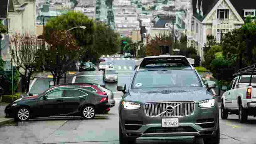 Uber lance ses voitures autonomes à San Francisco