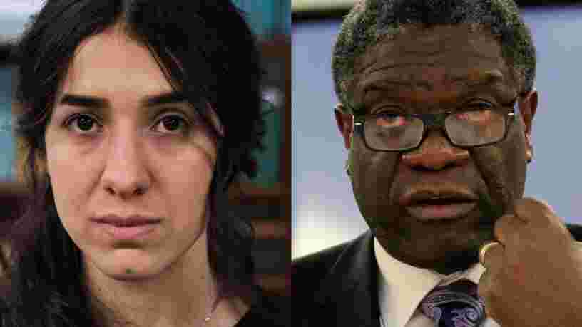 Le prix Nobel de la paix distingue le médecin congolais Denis Mukwege et la militante yézidie Nadia Mourad pour leur lutte contre les violences sexuelles