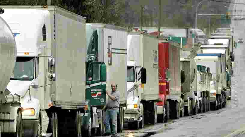 La région Hauts-de-France risque de se faire 'distancer par d’autres' après le Brexit à cause d'un problème de camions