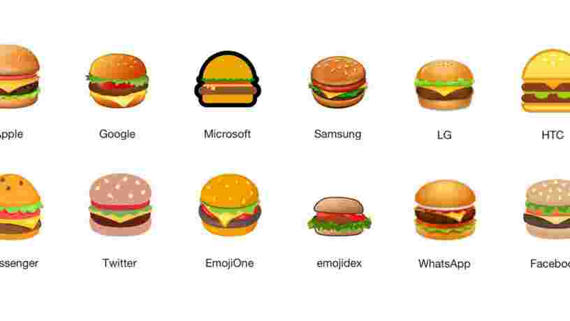 Internet débat furieusement de la place de la tranche de fromage dans l'emoji burger