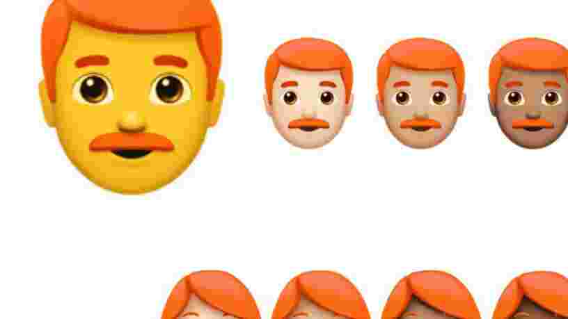 L'emoji roux est à l'ordre du jour d'une réunion au siège d’Apple