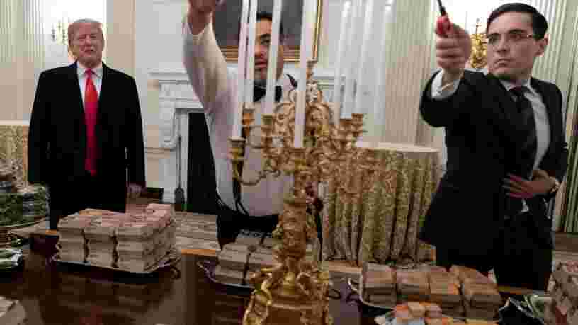 Donald Trump a servi du McDonald's à des champions de football américain en visite à la Maison Blanche — voici d'où vient l'obsession du président américain pour la fast-food