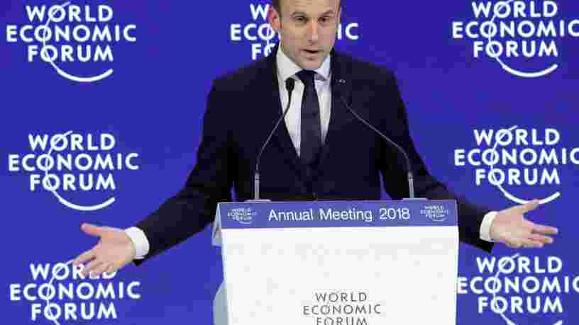 Emmanuel Macron vient de s'exprimer à Davos — voici ses déclarations les plus marquantes