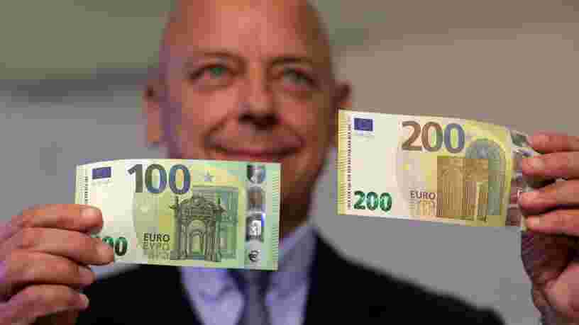 Voici à quoi ressemblent les nouveaux billets de 100 et 200€ qui seront mis en circulation le 28 mai prochain