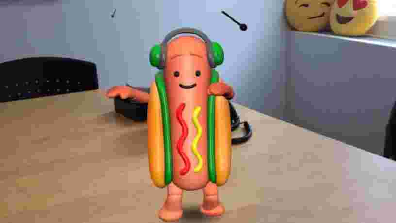 Snapchat va maintenant laisser les marques créer des objets animés comme le fameux hot-dog qui danse