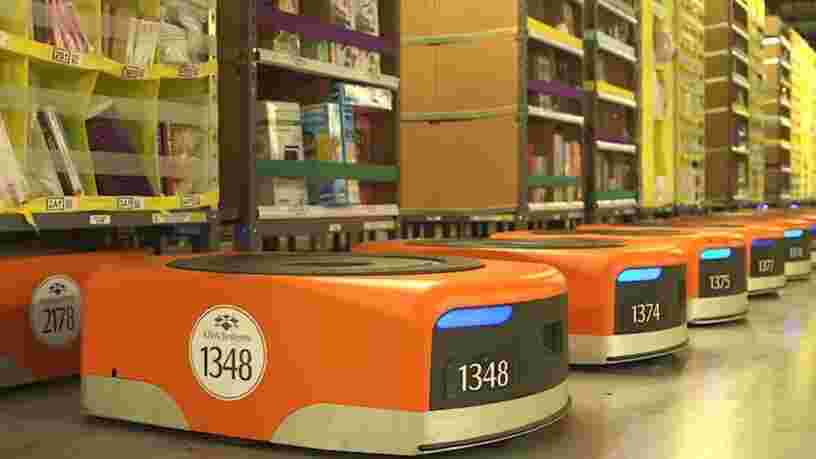 GRAPHIQUE DU JOUR: La main d'œuvre d'Amazon est de plus en plus robotisée