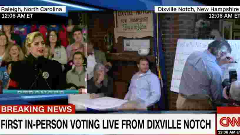 Présidentielle américaine : les premiers bulletins de vote ont été enregistrés à Dixville Notch, dans le New Hampshire