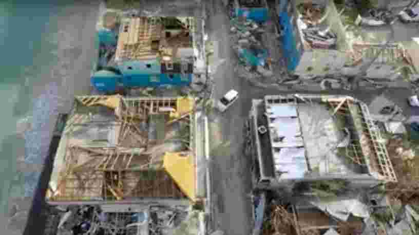 Ces images filmées par drone donnent un aperçu des dégâts à Saint-Martin après le passage du cyclone Irma