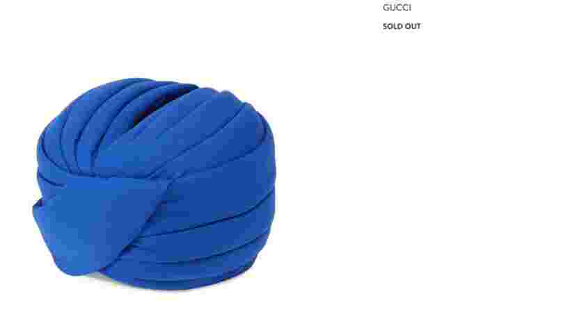 Gucci choque encore avec un turban Sikh à 800 dollars