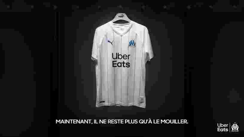 Uber Eats cède à la pression et change son logo sur le nouveau maillot de l'OM