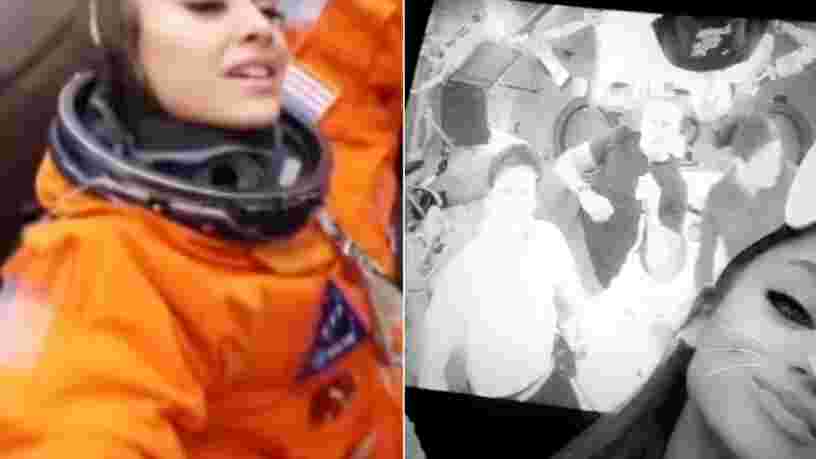 Ariana Grande a été invitée à la NASA et elle a pu faire un FaceTime avec l'ISS
