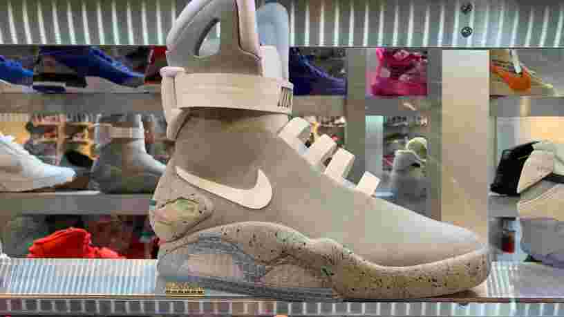 Une collection de sneakers atteint un prix record chez Sotheby's à New York