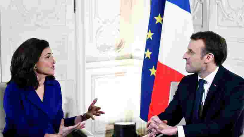 Voici ce que Facebook, Google, Microsoft et 9 autres entreprises mondiales ont promis à Emmanuel Macron à Versailles