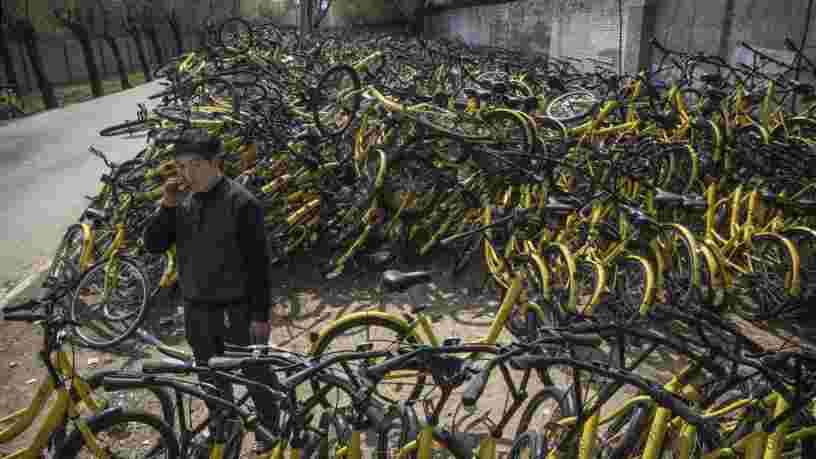 La startup chinoise de vélos en libre-service Ofo qui débarque à Paris aurait levé 1Md$
