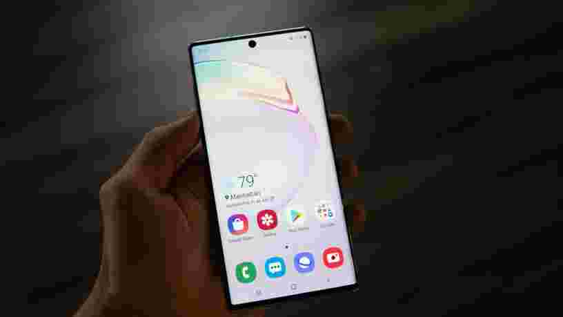 Les principales différences entre le nouveau Galaxy Note 10 de Samsung et l'iPhone XS d'Apple