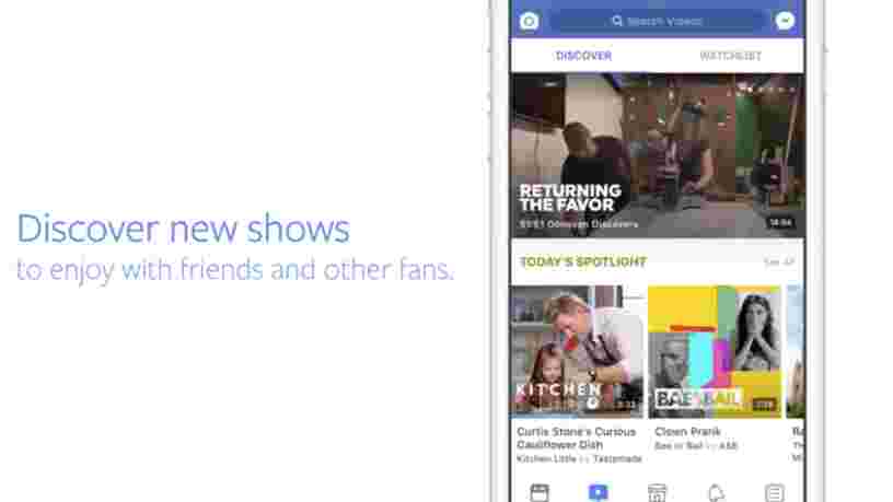 Facebook lance officiellement son assaut contre la télévision et YouTube
