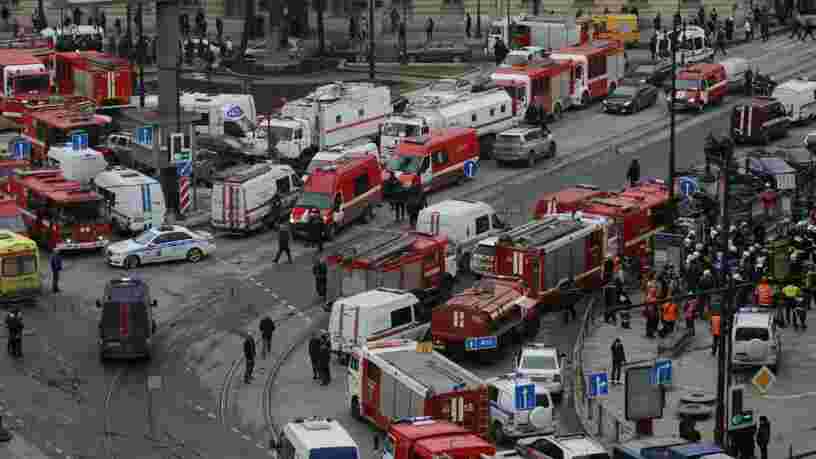 Une explosion dans le métro de Saint-Pétersbourg fait plusieurs morts