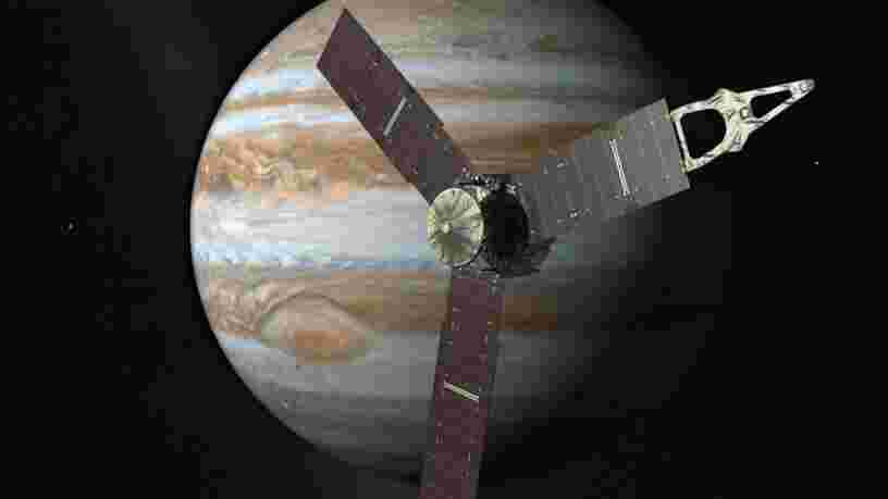 La sonde spatiale à 1 Md$ de la NASA vient d'envoyer de magnifiques nouvelles images de la Grande Tache rouge de Jupiter