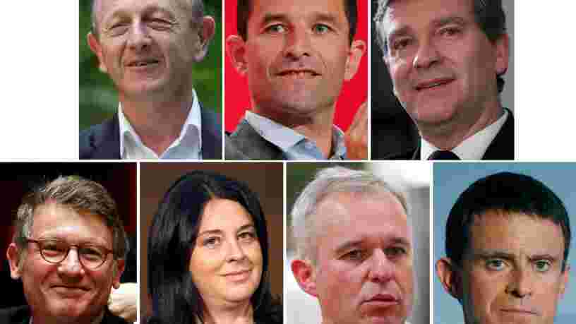 Voici les 7 candidats qui participeront à la primaire de la gauche