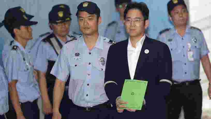 L'héritier de l'empire Samsung risque 12 ans de prison pour corruption et détournement de fonds