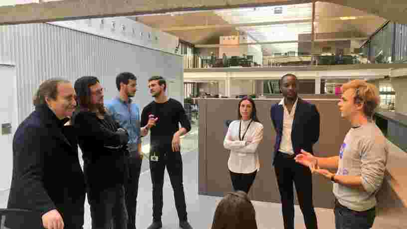 Xavier Niel est allé voir ce que faisaient les entrepreneurs de Station F ces jours-ci — voici les startups qu'il a rencontrées