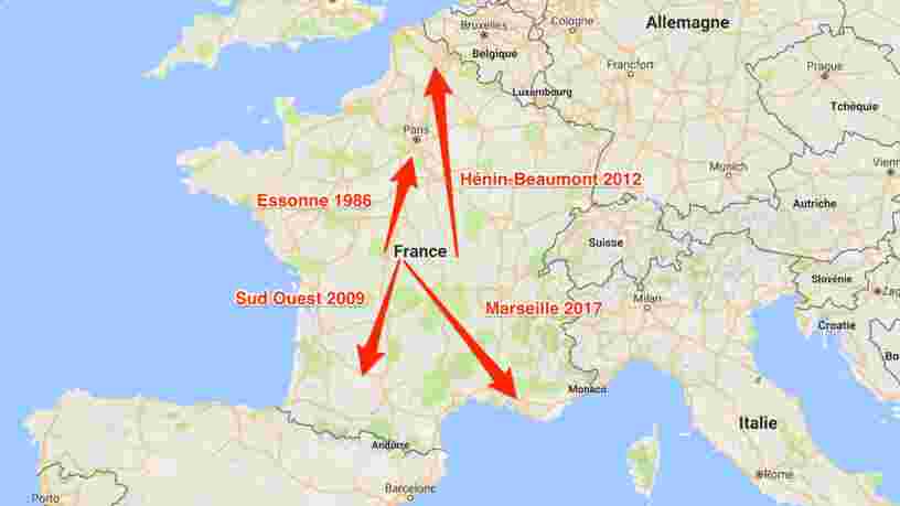 Jean-Luc Mélenchon se présente à Marseille pour devenir député et continue son tour de France des élections