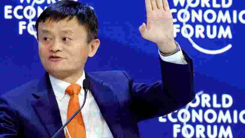 Le patron du numéro 1 chinois de la vente en ligne lance un avertissement à la veille de l'arrivée de Donald Trump à Davos