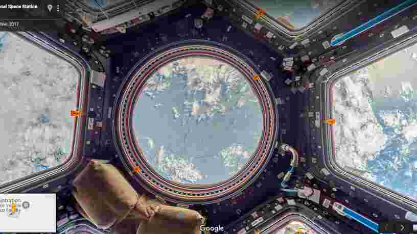 Google Street View vous emmène à l’intérieur de la Station spatiale internationale — regardez à quoi ça ressemble