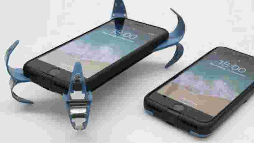 Un étudiant allemand a inventé un airbag pour votre téléphone: une coque qui détecte les chutes et déploie des ressorts pour éviter les chocs