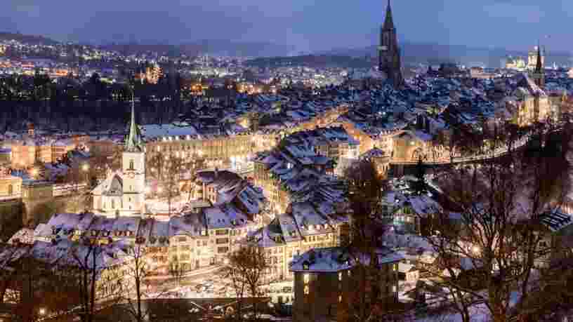 Cette superbe ville suisse est le lieu le plus Instagrammé en hiver
